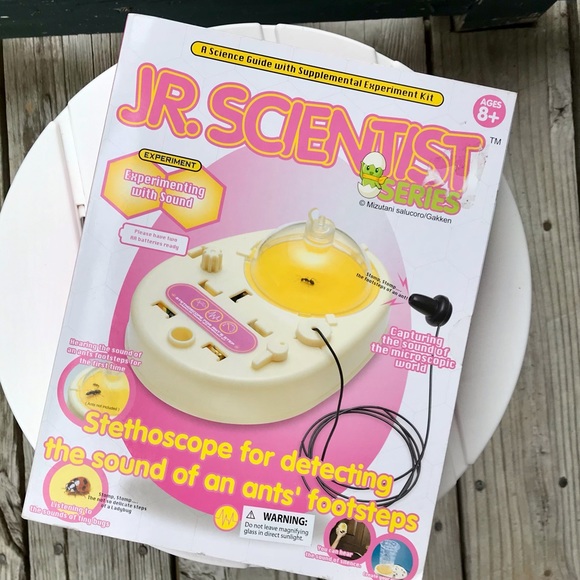 NEW Educational Toy JR SCIENTIST Stethoscope Detecting Sound Learning Game Sci - Picture 6 of 7